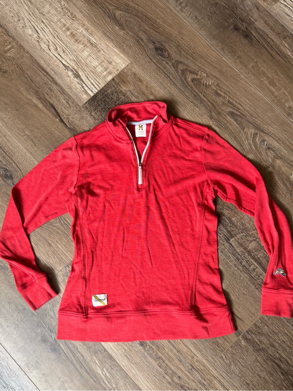 Tracksmith Wool Blend Quarter Zip - Woman’s Medium